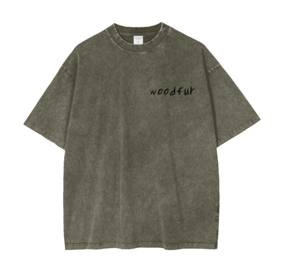 "LOVE," Acid Wash Oversize T-Shirt